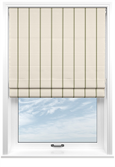 The British Stripe Co. Victoria, Derwent No.1 - Twist&Fit Roman Blind